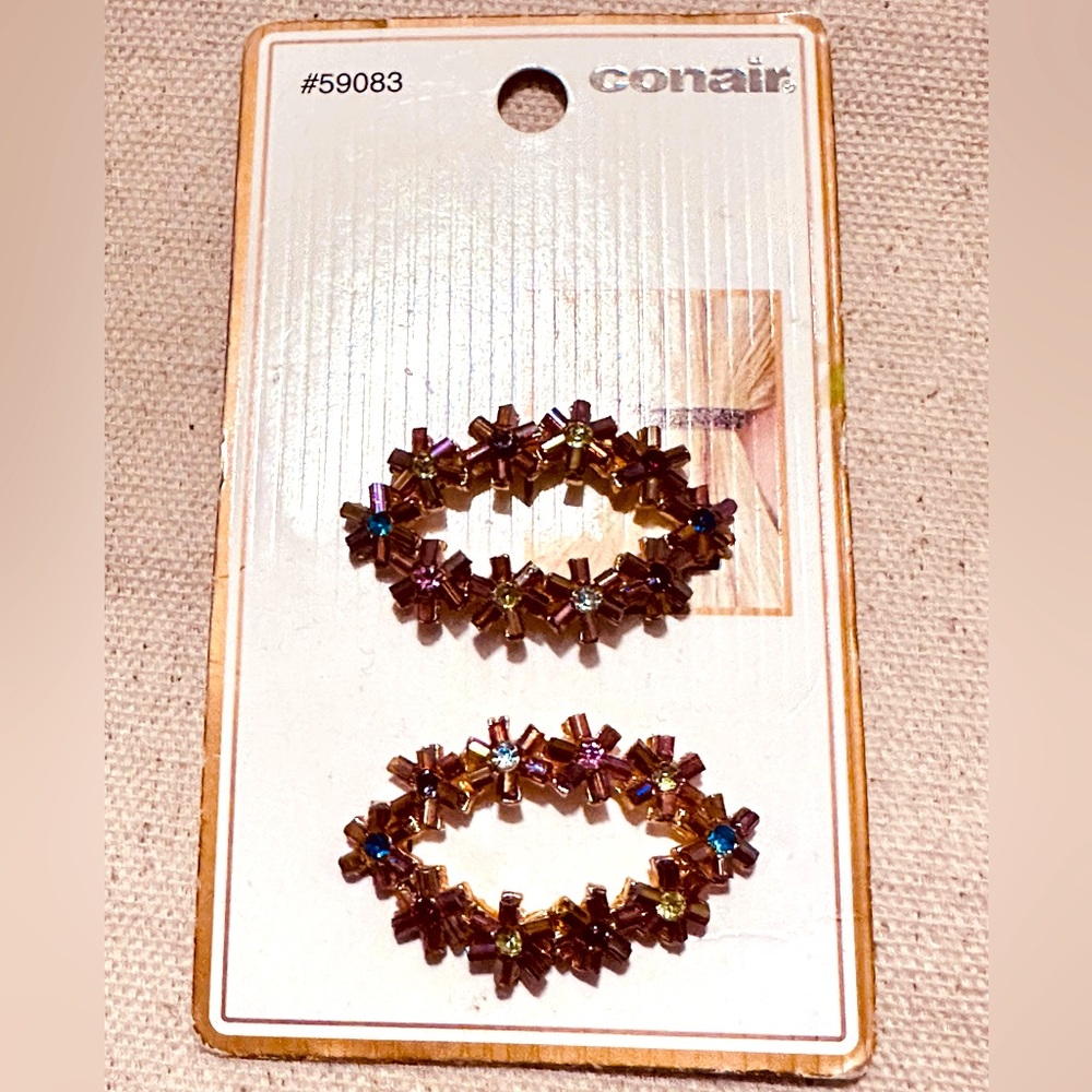 Conair | Barrettes | Vintage Beaded Barettes